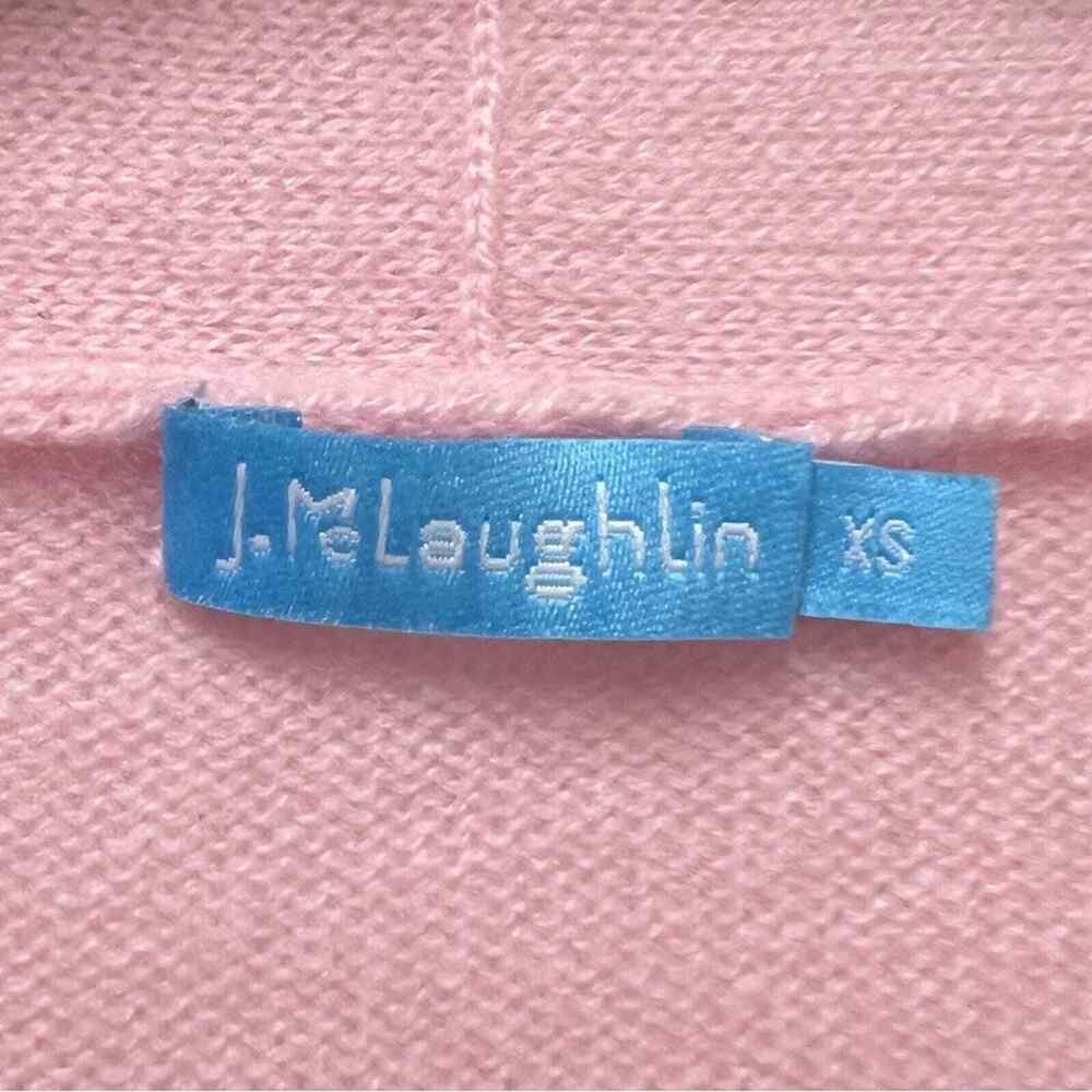 J. McLaughlin Pale Pink Clemson Cashmere Open Cardigan Size XS - Picture 4 of 4